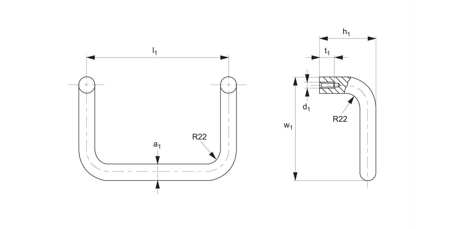 78760 Pull Handles - Cranked