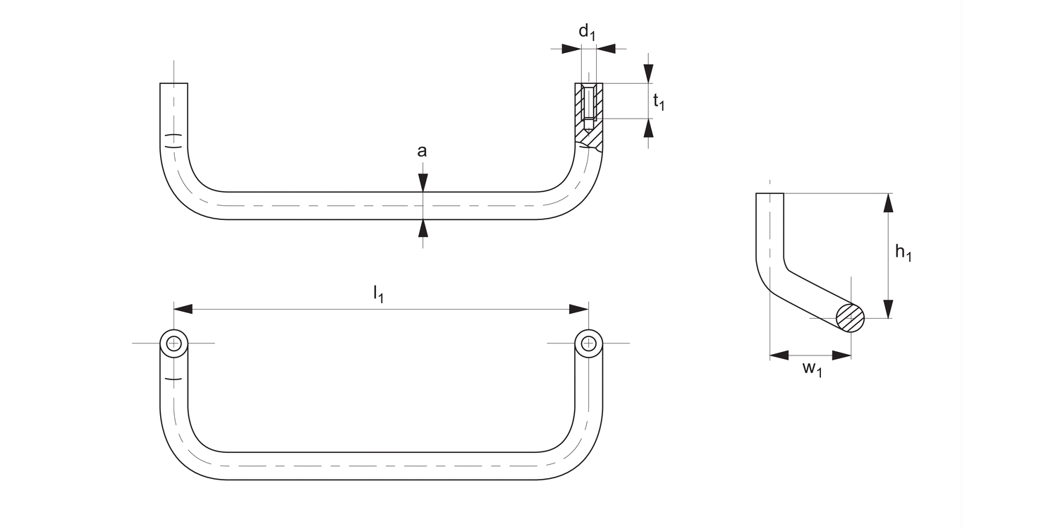 78070 Pull Handles - Offset