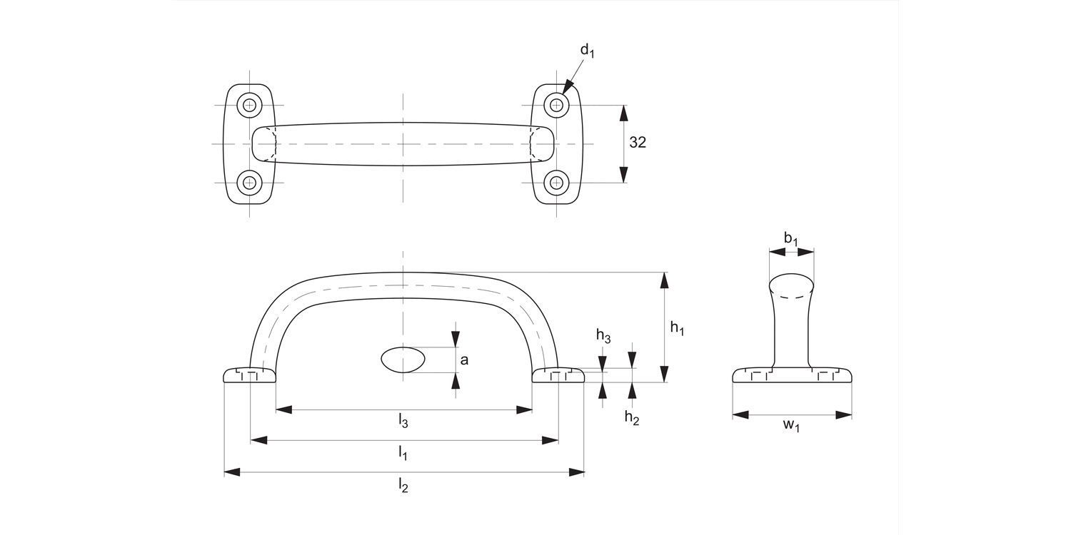 78890 Pull Handles, Stainless Steel
