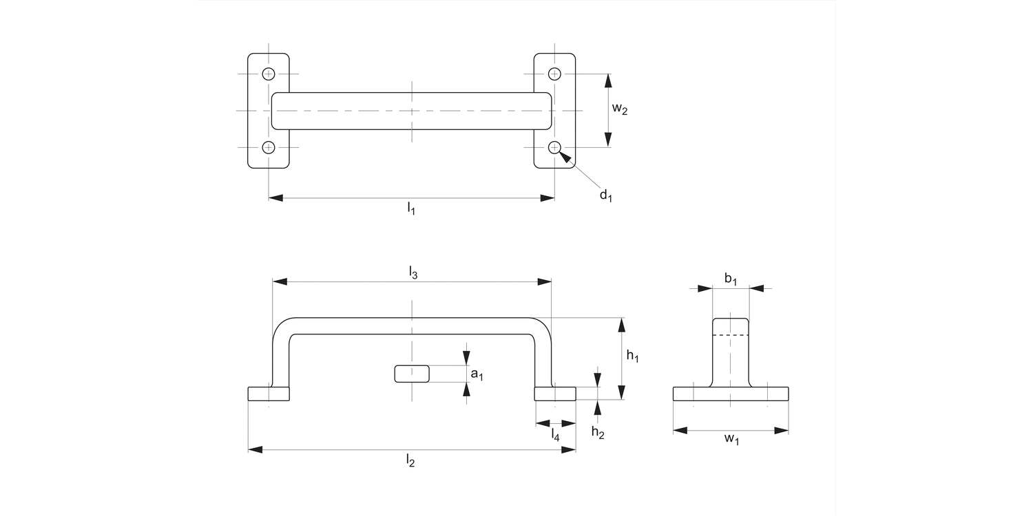 78950 Pull Handles, Stainless Steel