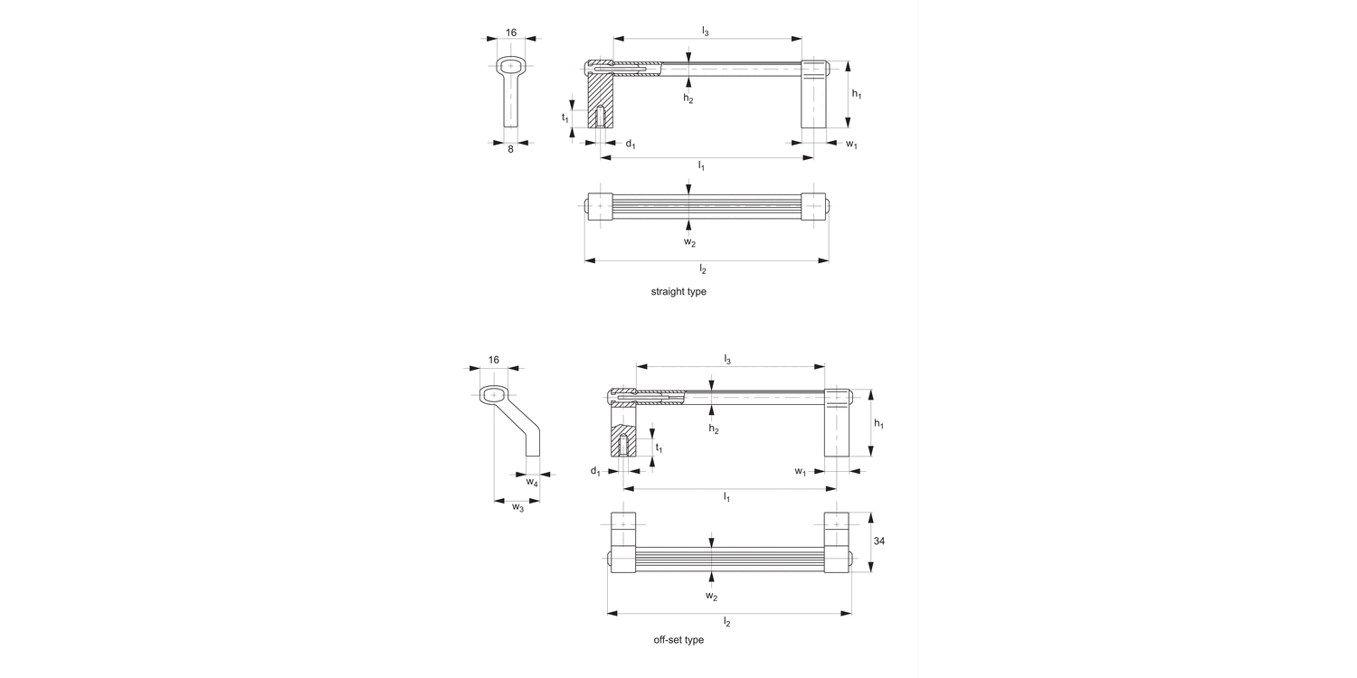 79200 Pull Handles - Heavy Duty