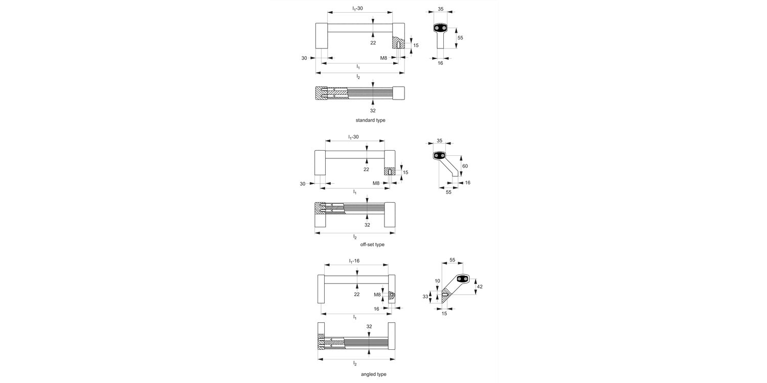 79210 Pull Handles - Heavy Duty