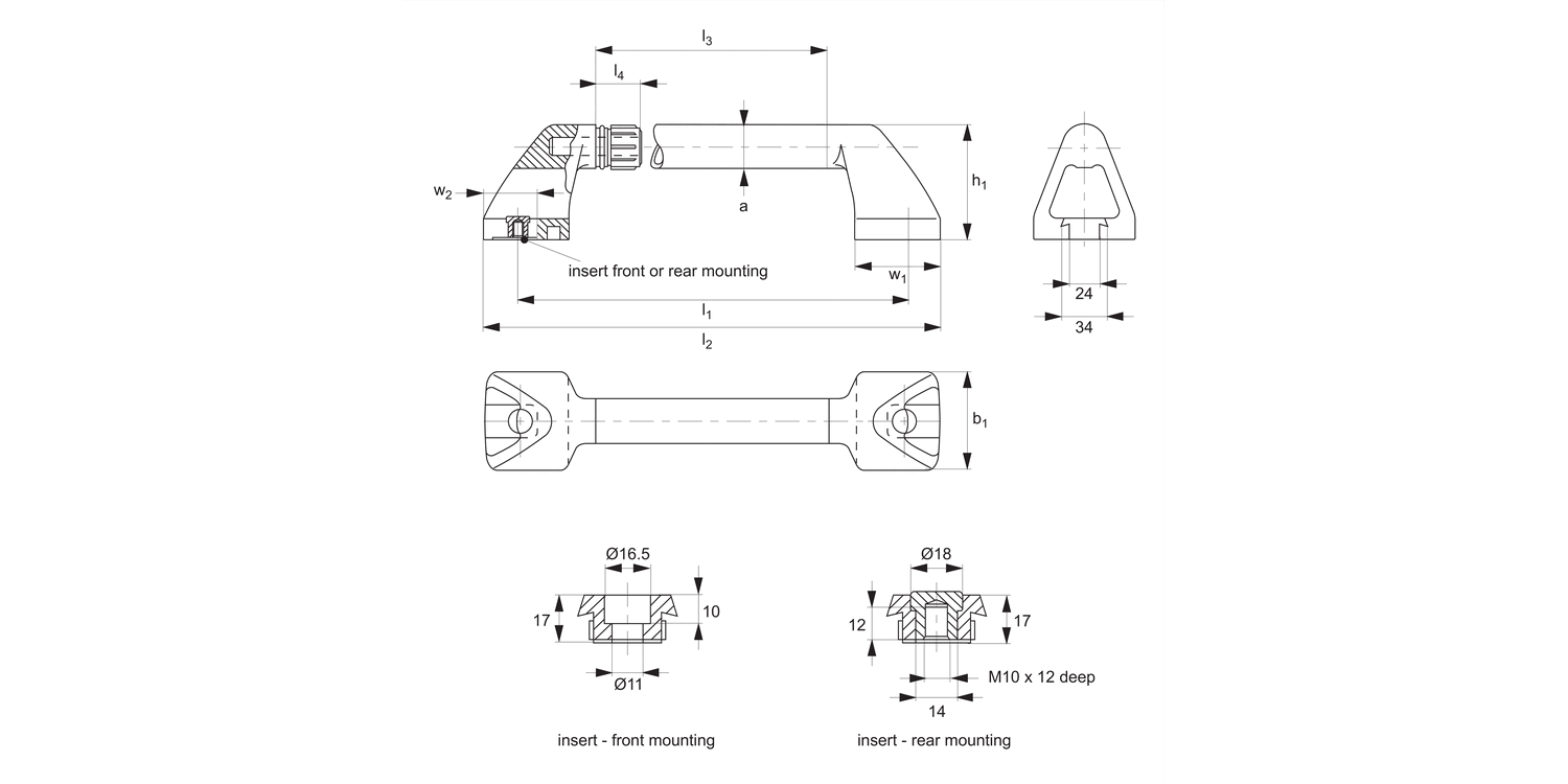 79420 Pull Handles - Heavy Duty