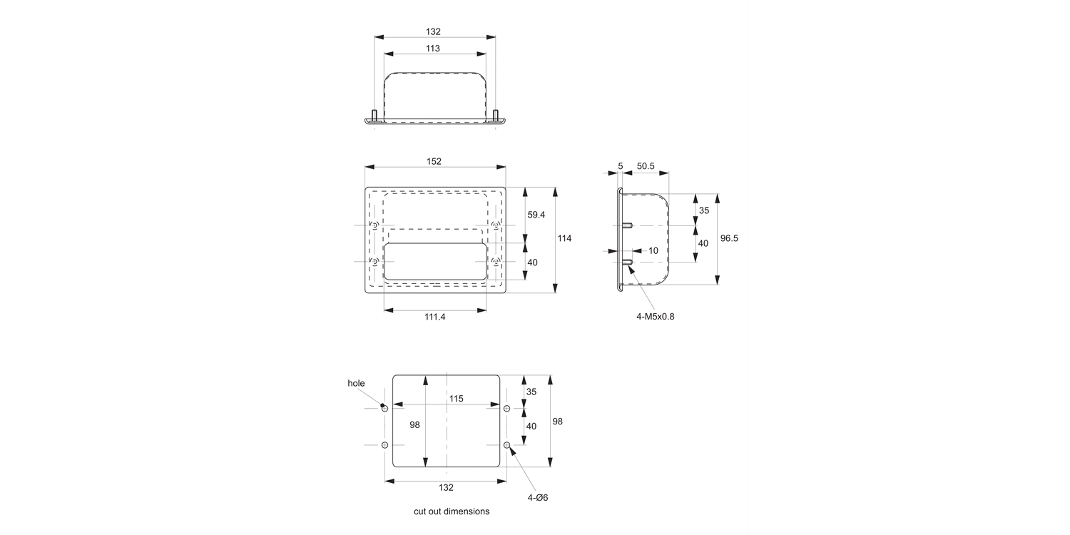 79470 Recessed Pull Handles