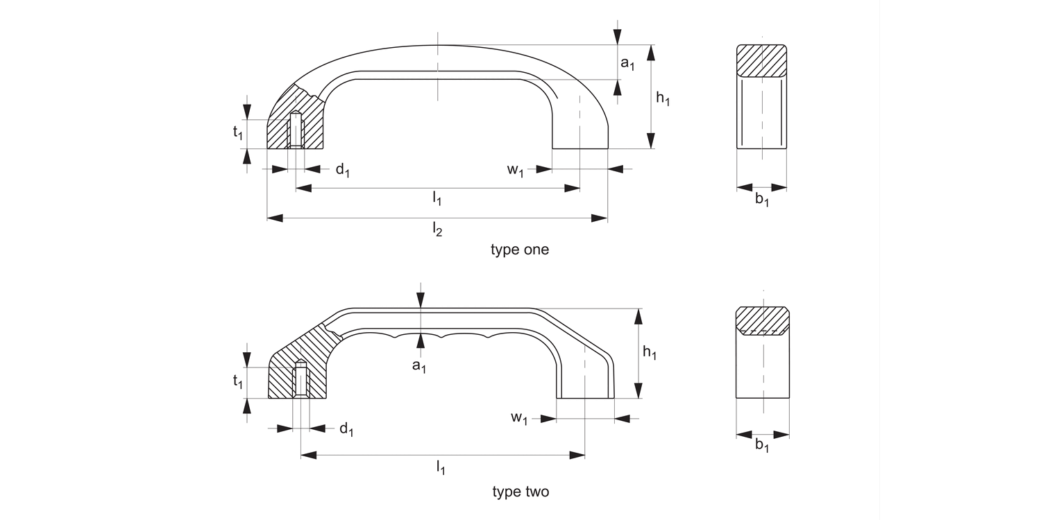 79900 Pull Handles Bow Type
