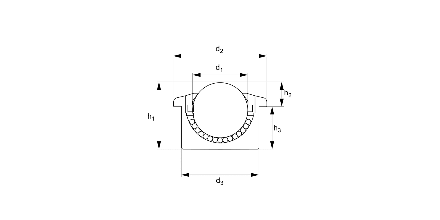 67220 Push-Fit Ball Transfer Units