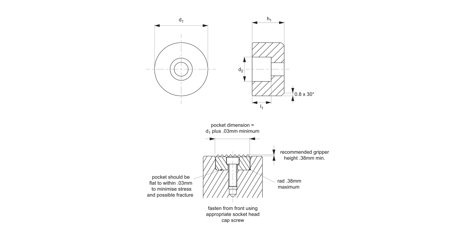 35986 Rest Pads - Stainless Steel