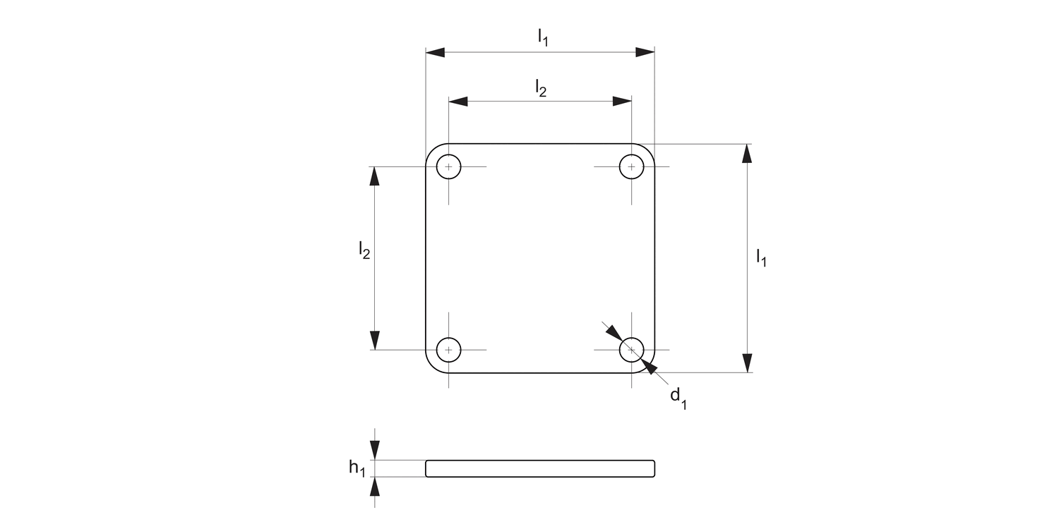 33974 Riser Plates for Sliding Clamps