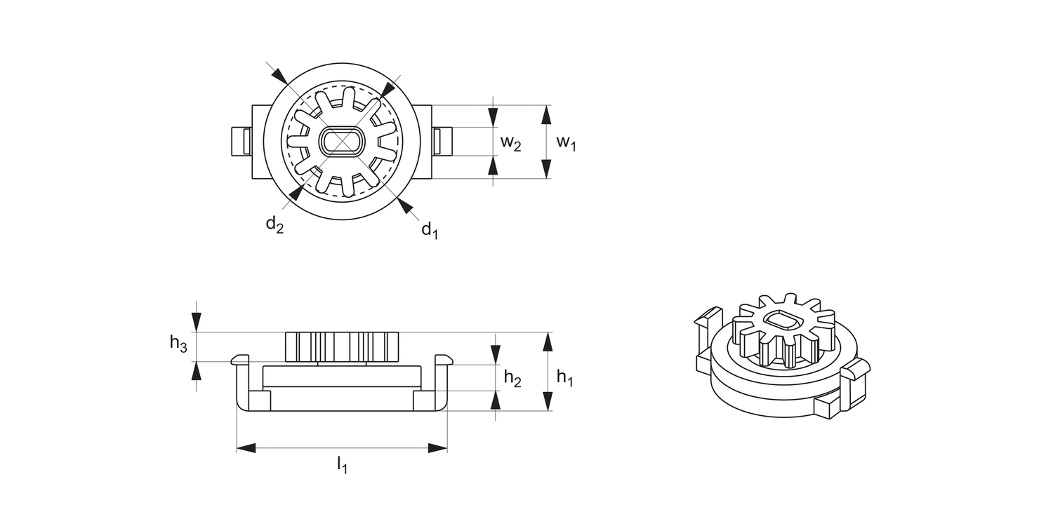 Q3032 Rotary Dampers