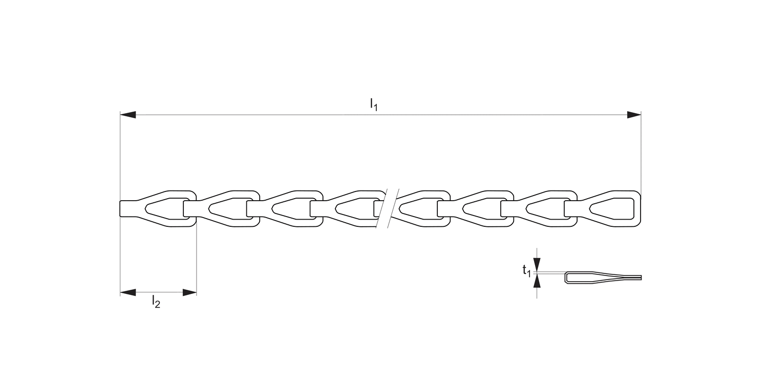 33274 Lanyard - Sash Chain