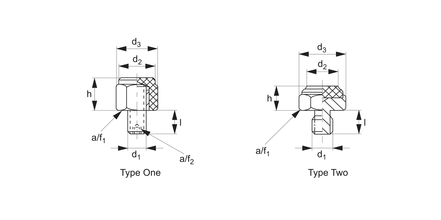 36403 Screwed Rest Buttons - Plastic