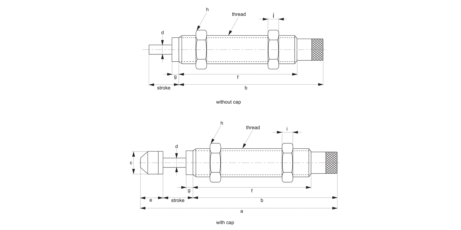 68020 Shock Absorber, Adjustable