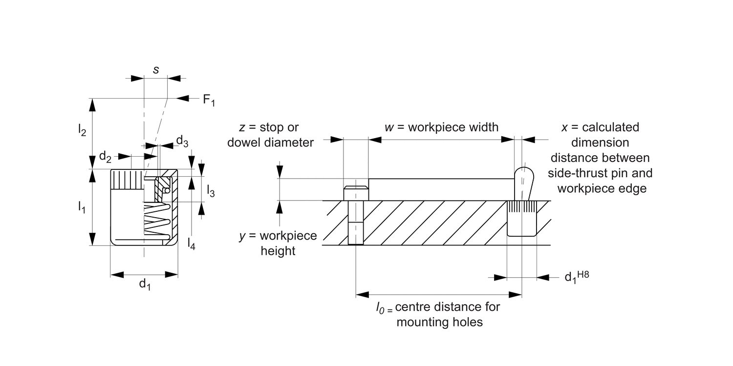 32830.1 Side-Thrust Pins - Without Seal