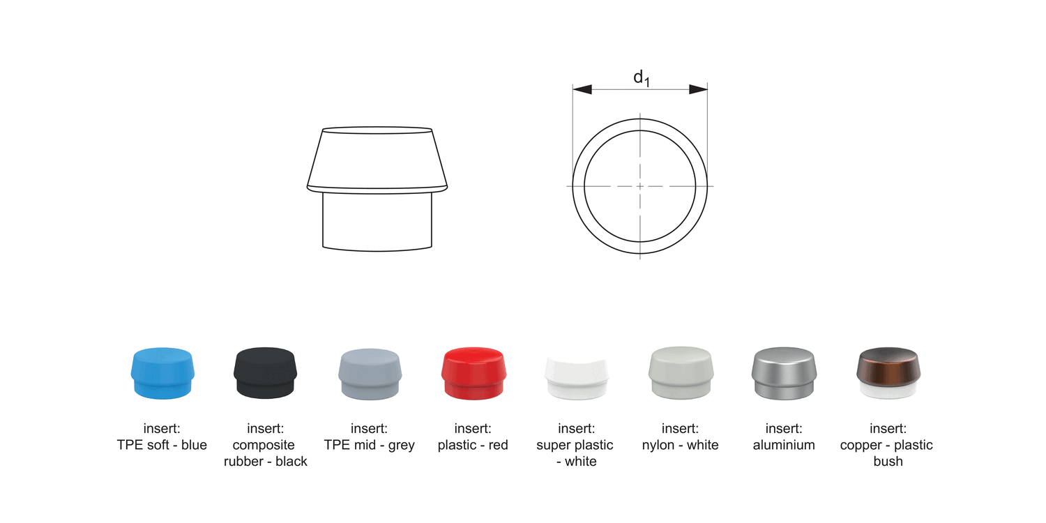 98004 Inserts - for Simplex Mallets