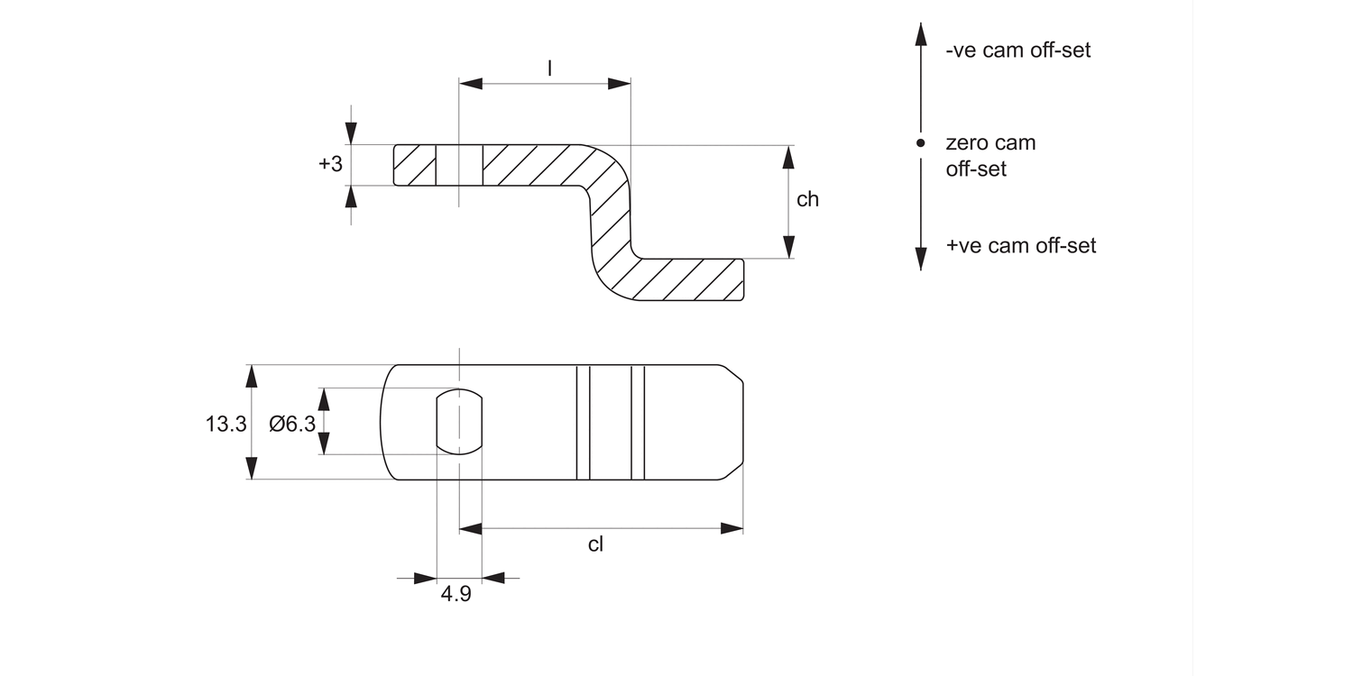 A0234 Single Point Cams - Steel