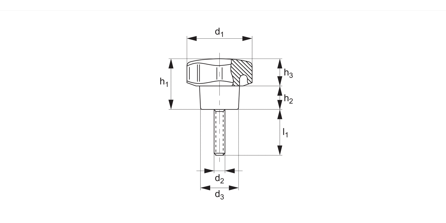 70720 Six Lobed Knobs