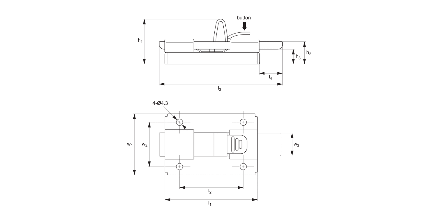 J6260 Slide Bar Latch