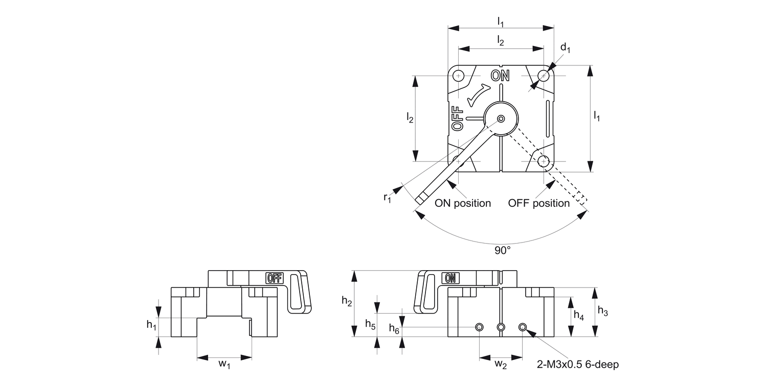 33973 Sliding Clamps - for Solid Sliding Bar