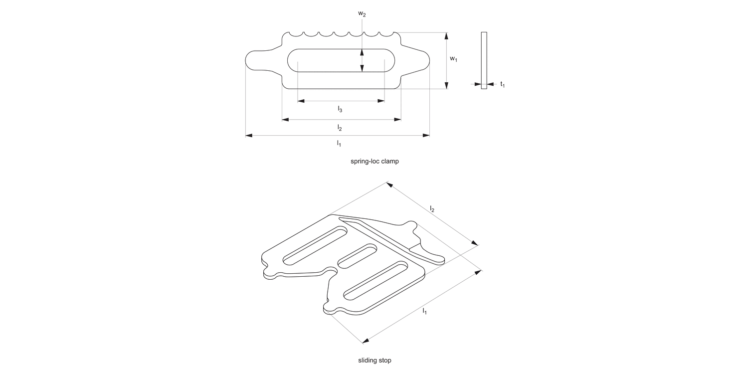 12042 Spring-Loc and Sliding Stop