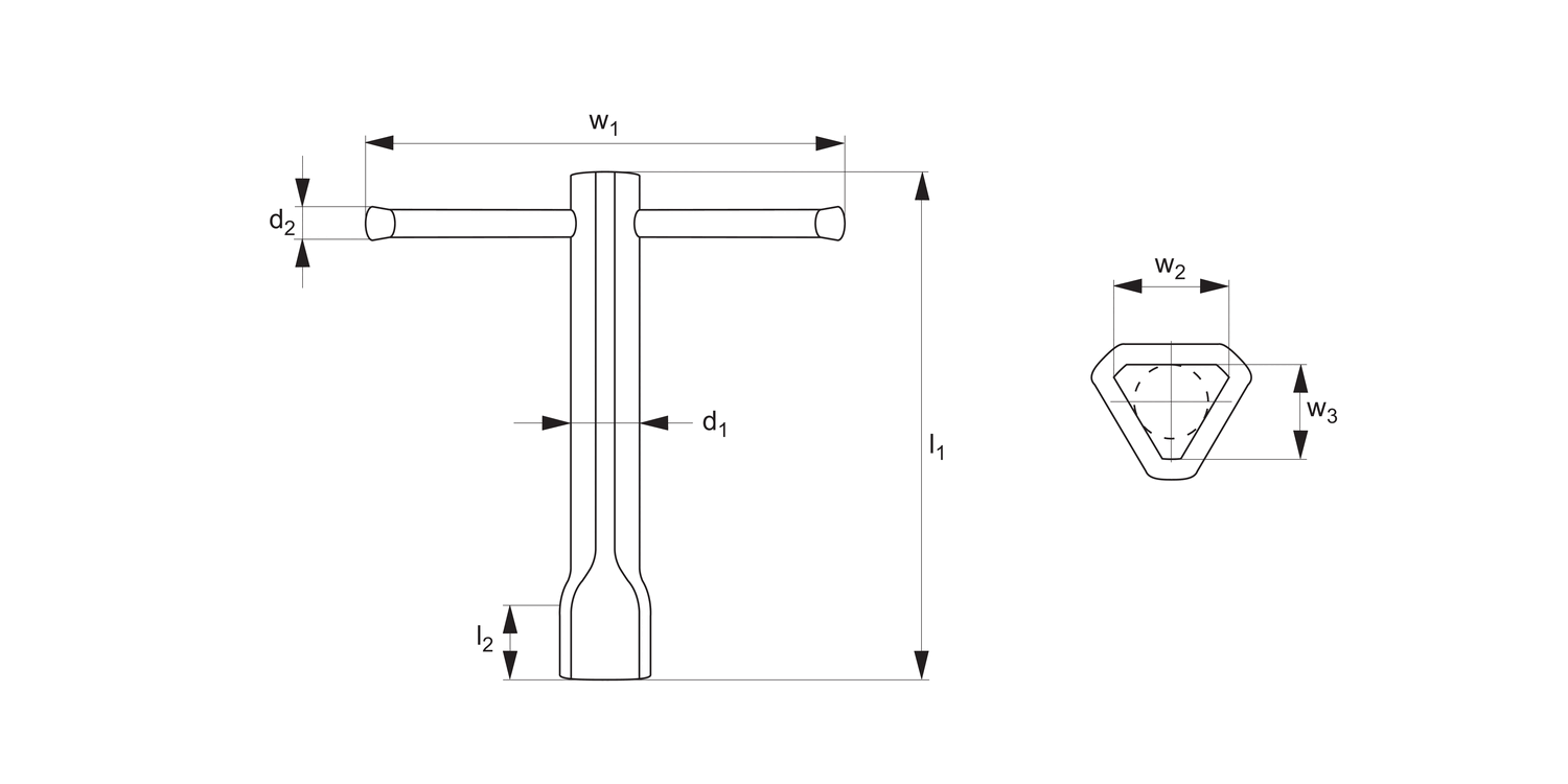 thumbnail image 2 of Jürgens Shop Triangular Mandrel Wrench Set | Internal Triangle 4-10mm | Metric 6-Piece Kit | Made In Germany 2 of 5