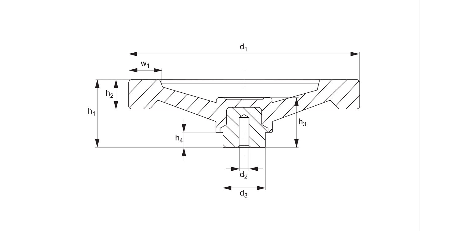 77600 Solid Disc Handwheels