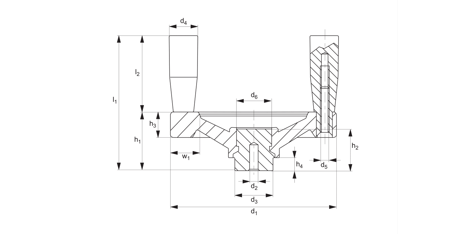 77680 Solid Disc Handwheels