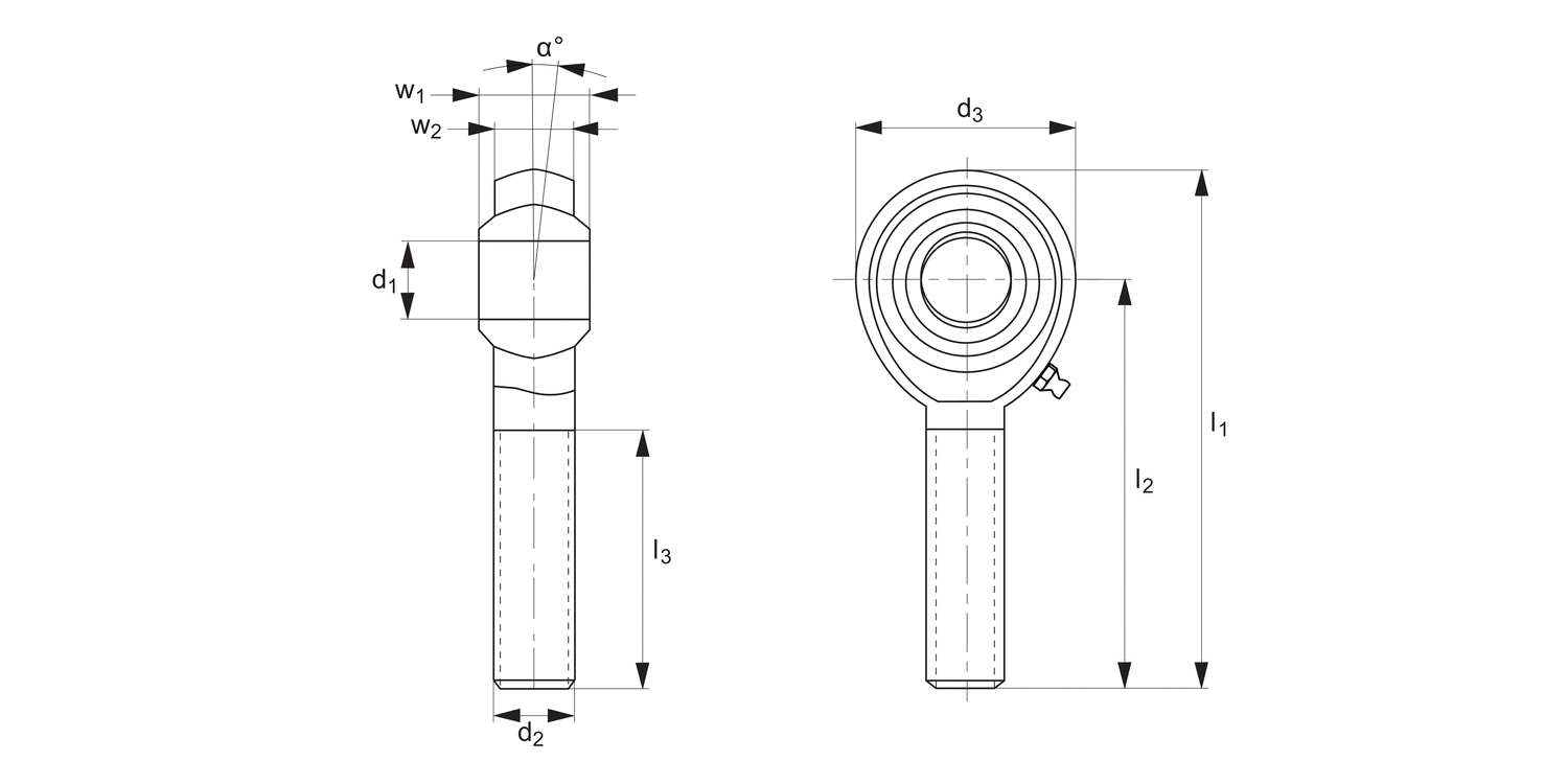 65706 Stainless Low Cost Rod Ends