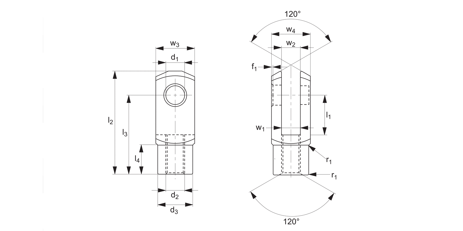 65636 Stainless Clevis Joints