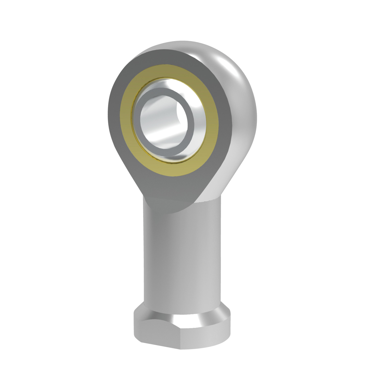 Stainless Low Cost Rod Ends Stainless Economy Female thread Rod End is made from stainless steel (AISI 303). The bearing rings are made from polished stainless steel.