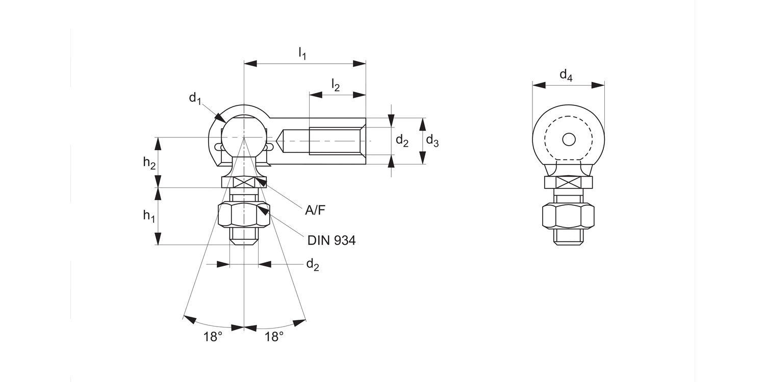 65504 Stainless Ball and Socket Joints