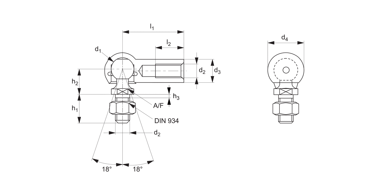 65506 Stainless Ball and Socket Joints