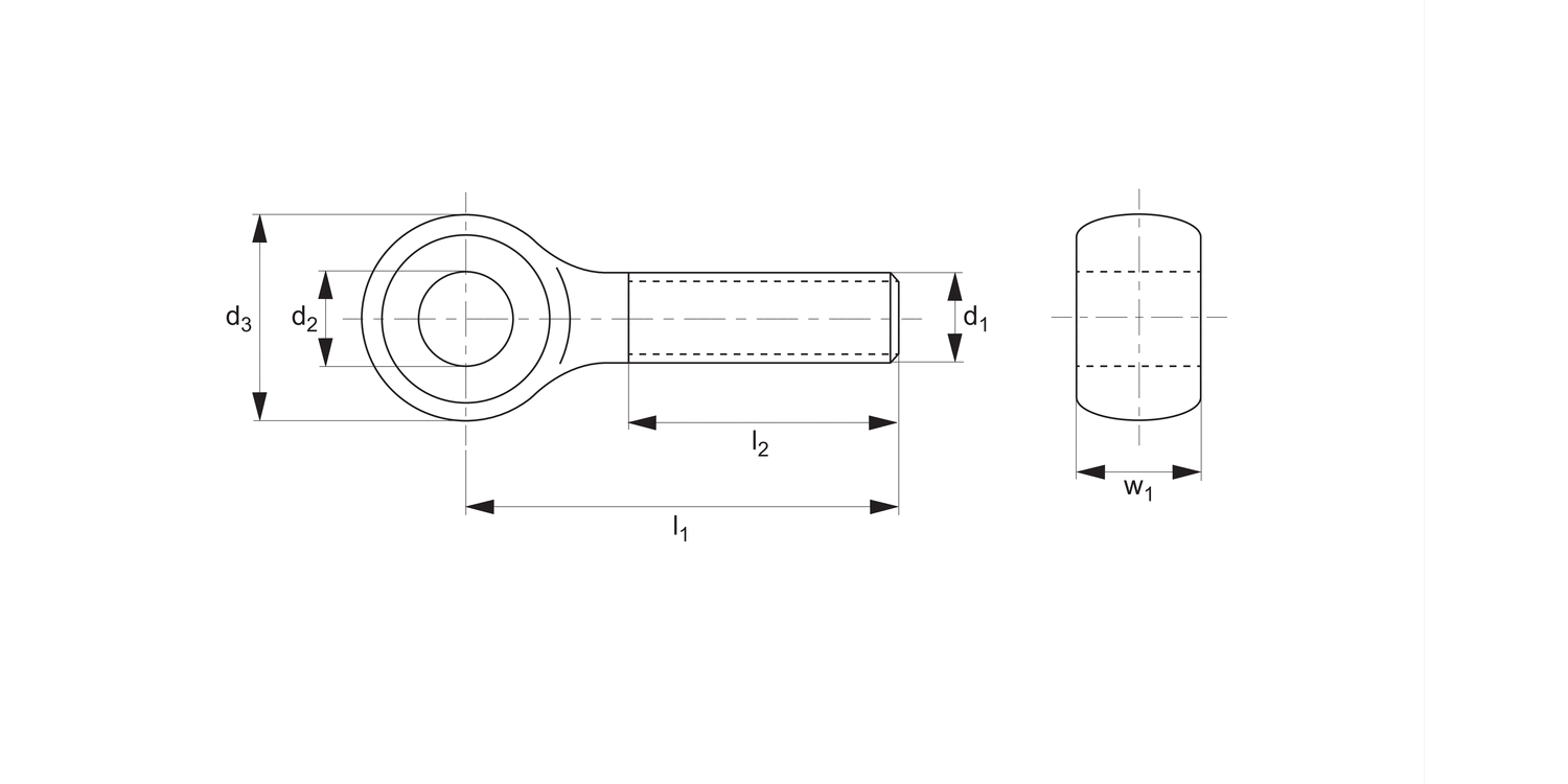 18832 Stainless Swing Bolts