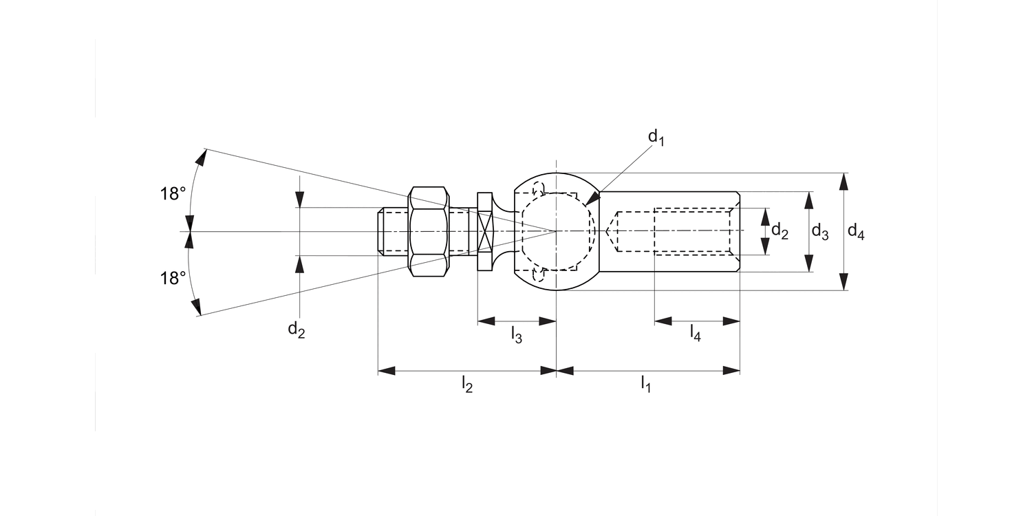 65520 Axial Ball and Socket Joints