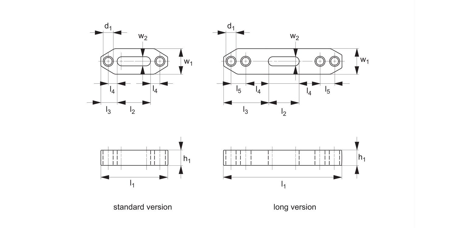 10740 Double Ended Straight Clamp