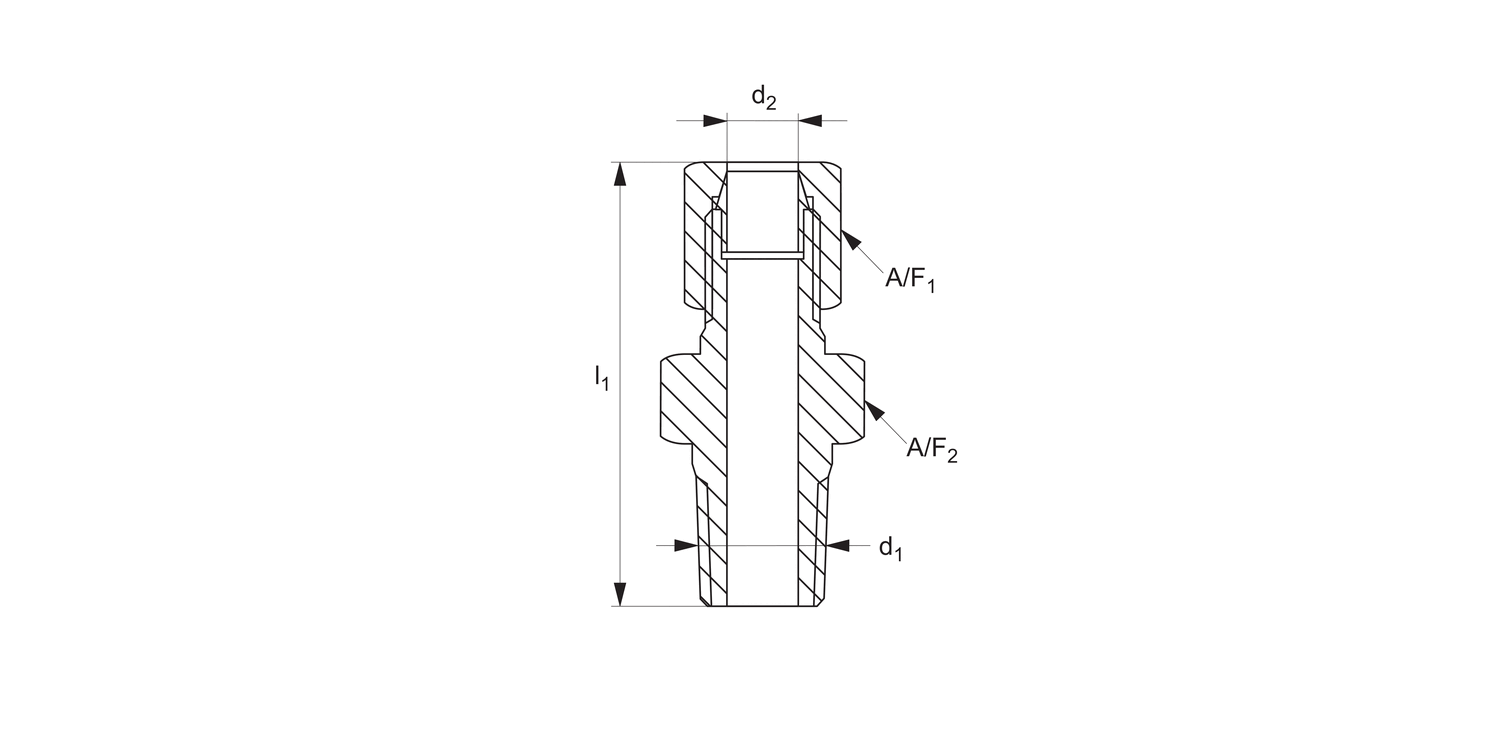 20096 Straight Connectors - For Coolant Tube