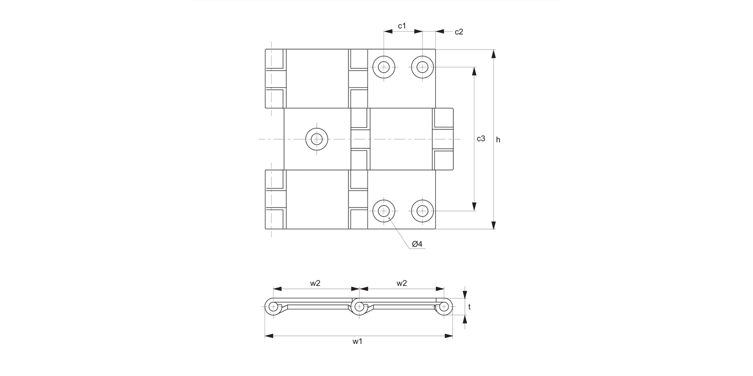 S2010 Surface Mount - Double Pivot