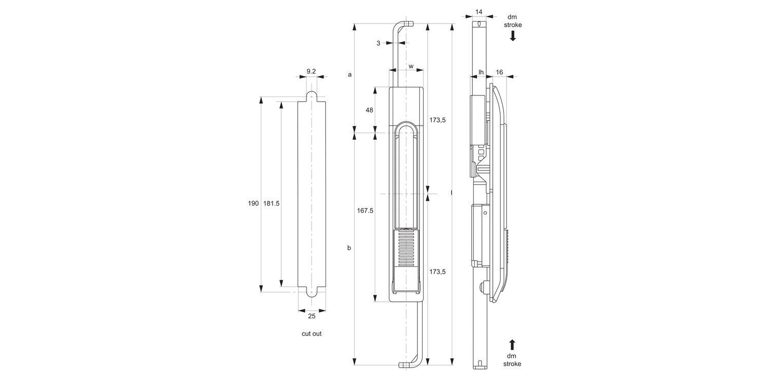 B2450 Swing Handles - with Rod Control