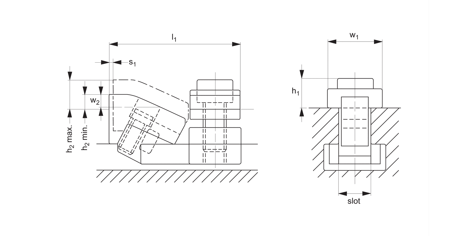 12100 T-Slot Clamps