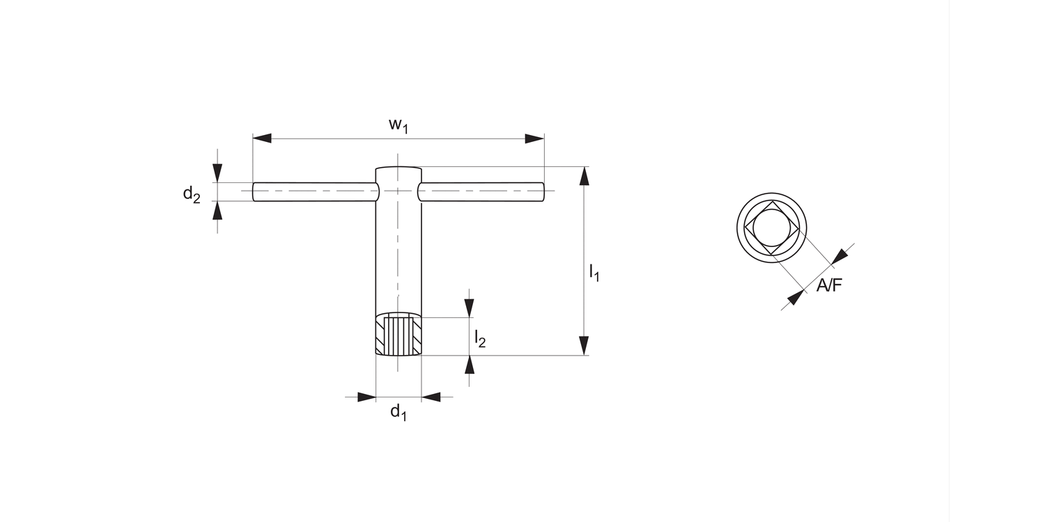 92000 Square Drive Socket T-Wrench
