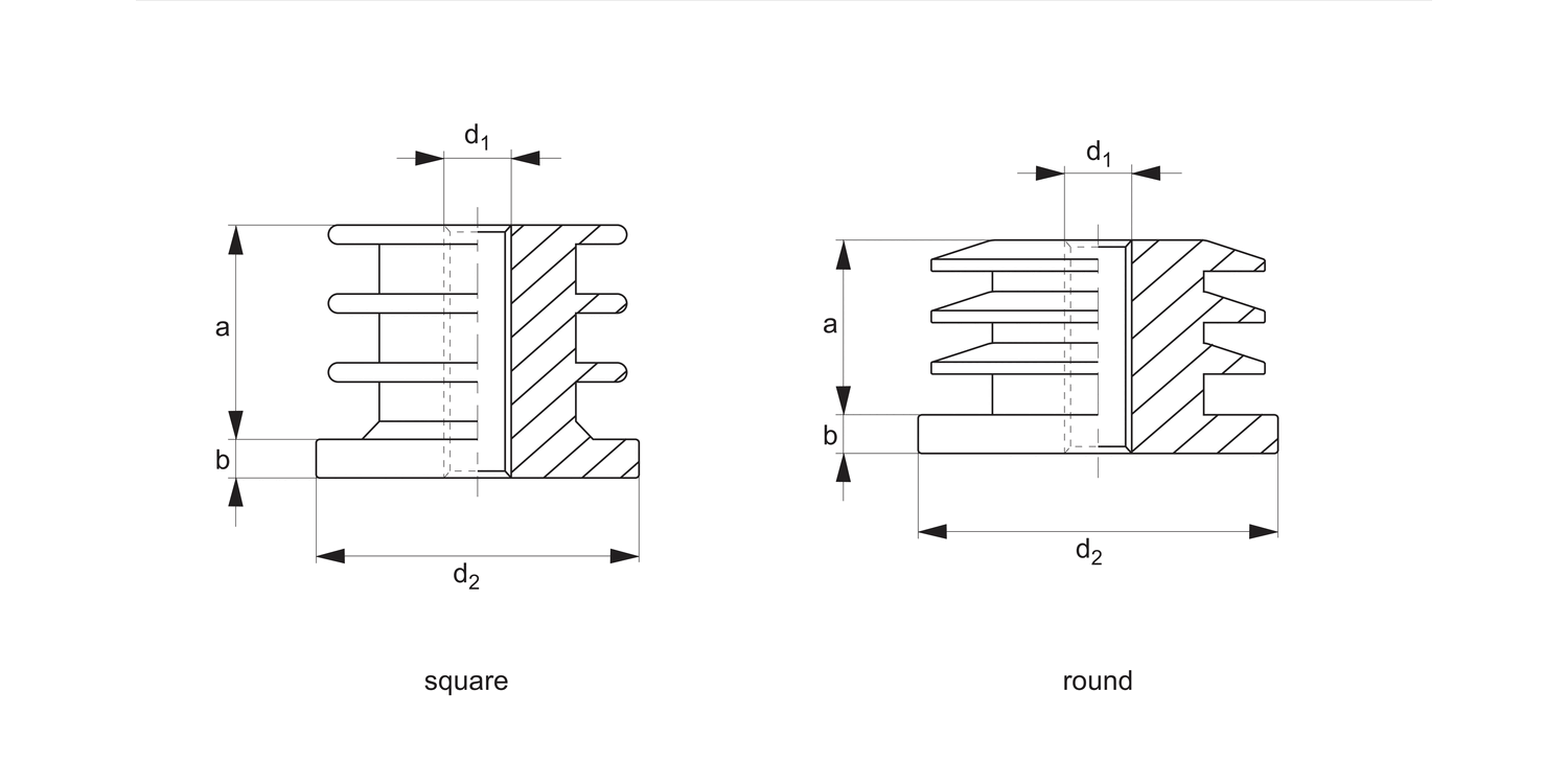 34681 Threaded Plastic Insert