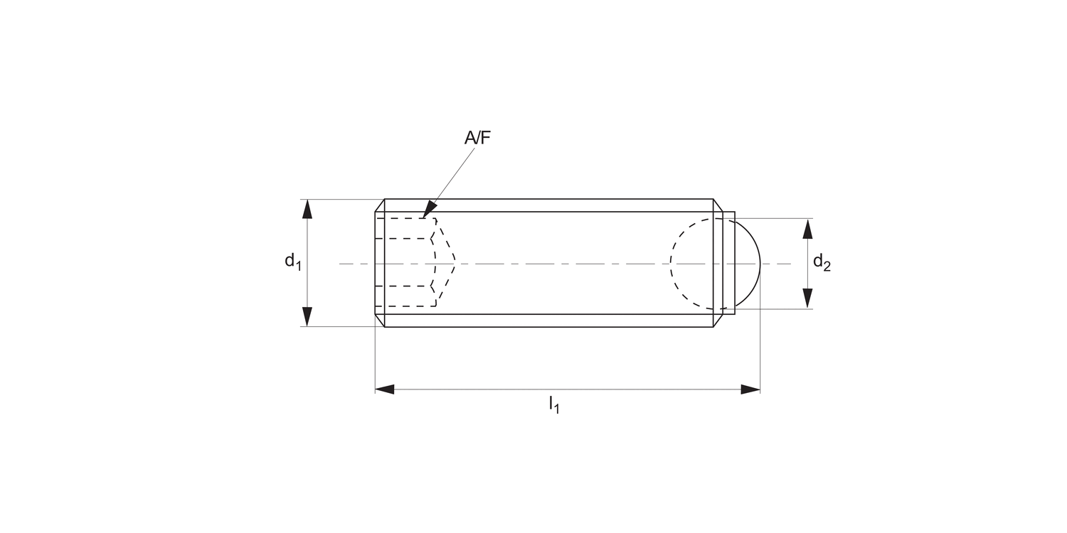 34041 Thrust Screws - Ball Ended