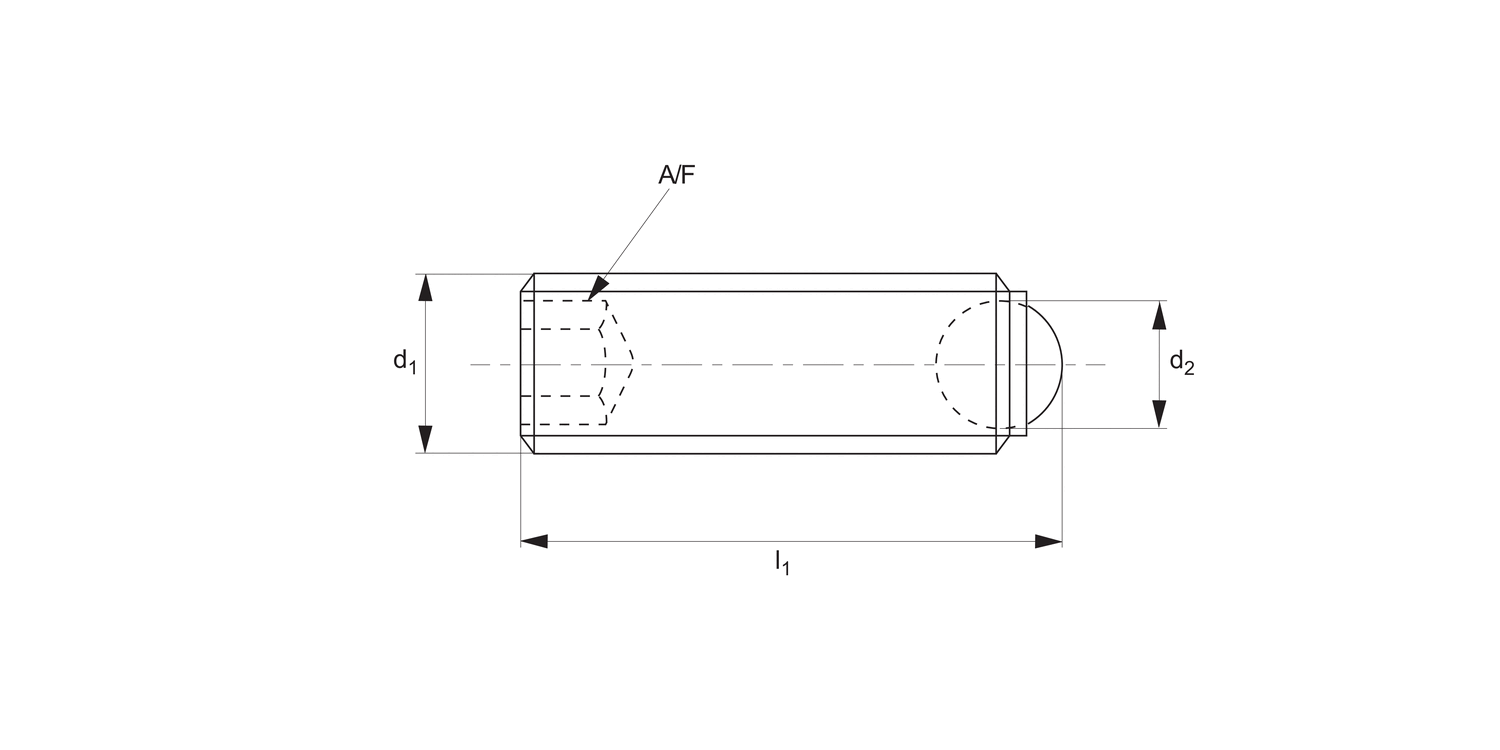34042 Thrust Screws - Ball Ended