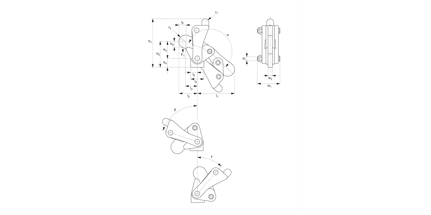 46050 Modular Toggle Clamp