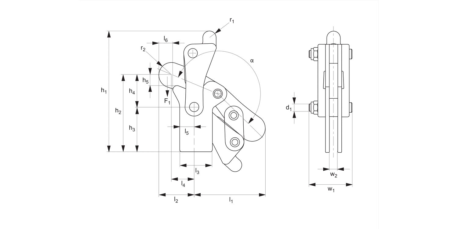 46060 Modular Toggle Clamp