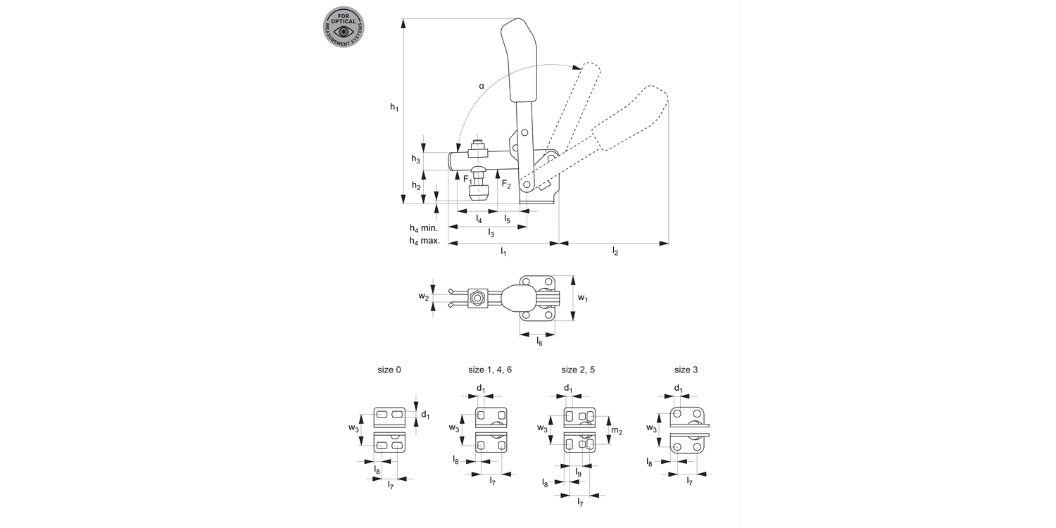 40000.2 Vertical Acting Toggle Clamps