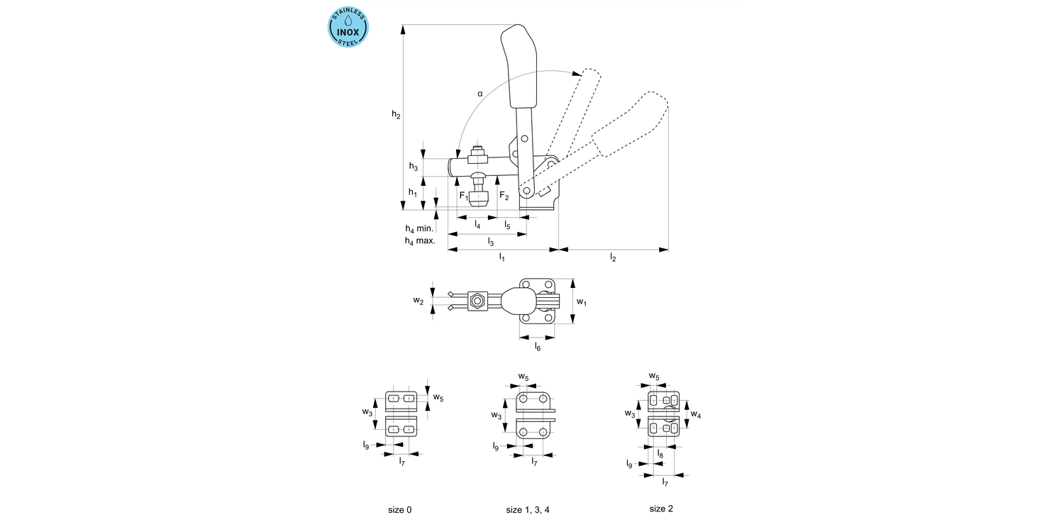 40000.4 Vertical Acting Toggle Clamps