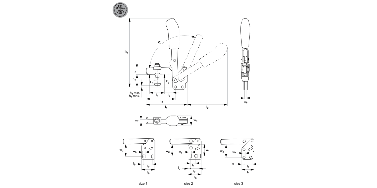40050.2 Vertical Acting Toggle Clamps