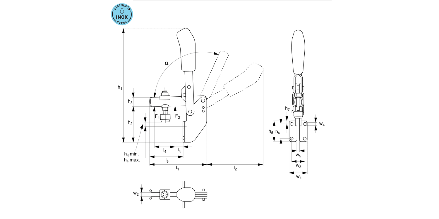 40100.4 Vertical Acting Toggle Clamps