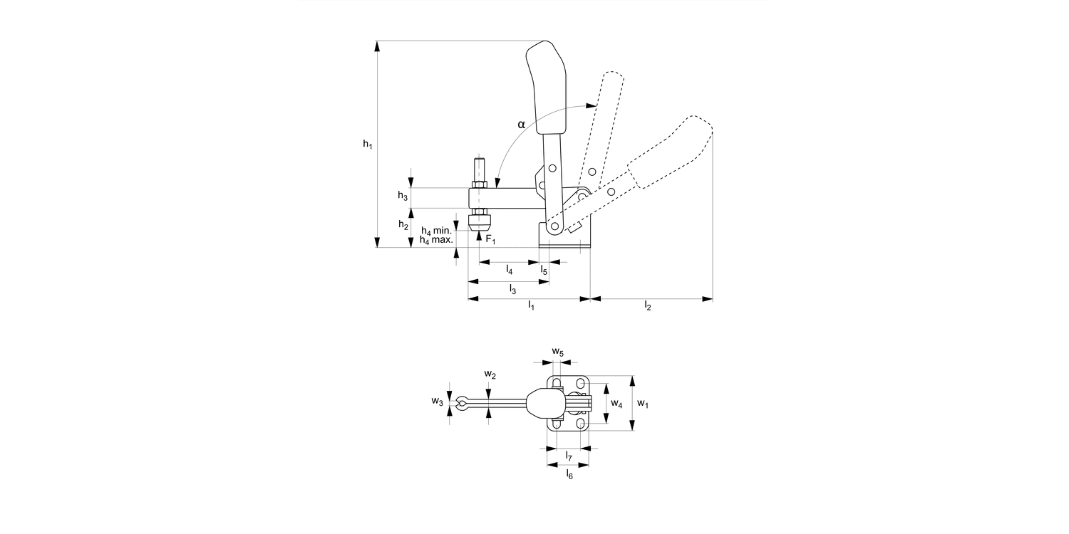 40200 Vertical Acting Toggle Clamps