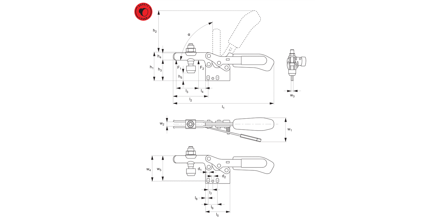 41060.1 Horizontal Toggle Clamps